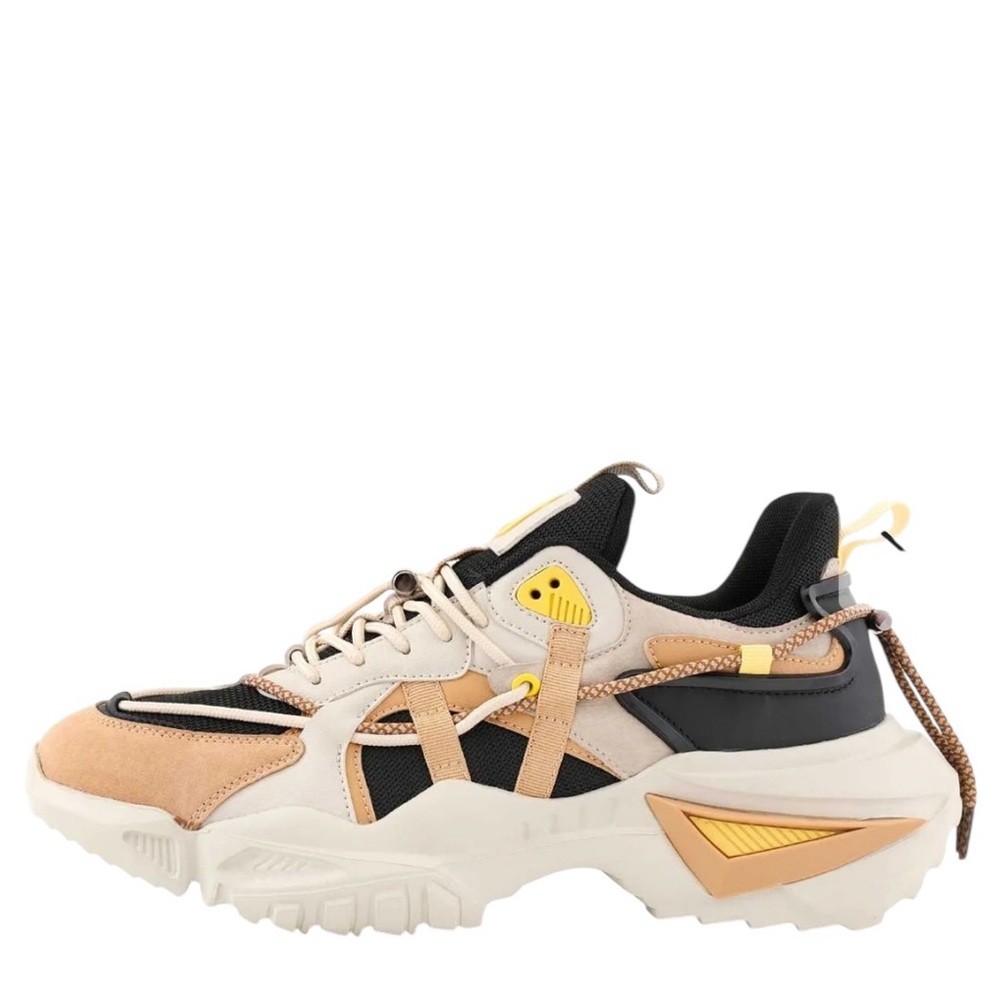 Mazino OASIS Beige and Bronze Sneakers Men’s Size 10 1/2